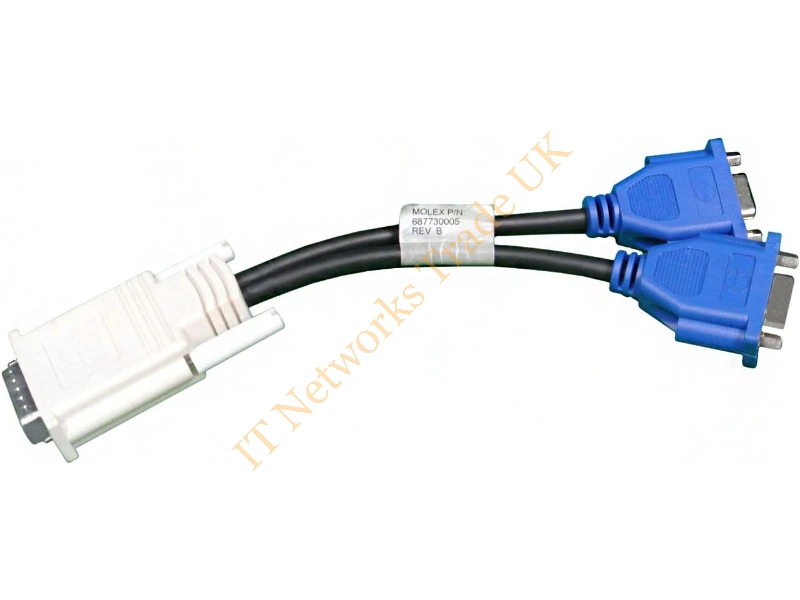 338285-006 HP LFH / DMS-59 to Dual VGA Y-Splitter Cable Miscellaneous Cable