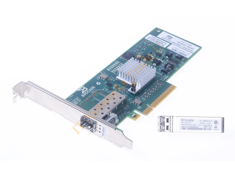 33F8C Dell Brocade BR-815 8GB Single Port Fibre Channel Host Bus Adapter Fiber Channel Controller