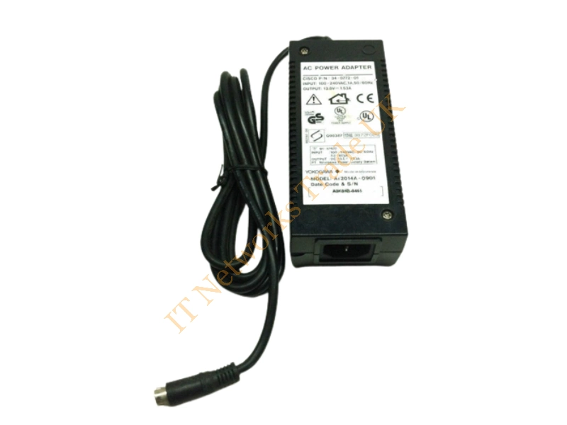 34-0772-01 Cisco 13.8V 1.53A AC Adapter for Aironet 1600 Power Adapter