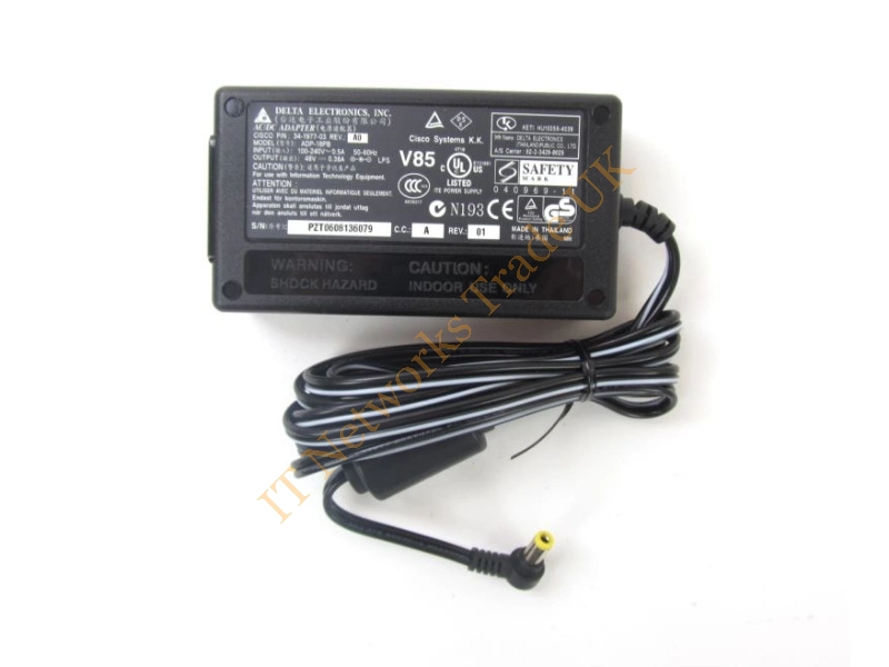 34-1977-04 Cisco 48-Volt AC Power Adapter for VoIP Phone