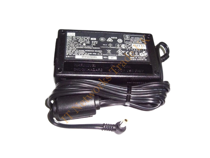 34-1977-05 Cisco 48V AC Adapter with Power Cord for IP Phone Power Adapter