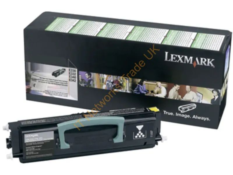 34015HA - Lexmark E330, E340, E332, E342 High Yield Return Program Toner Cartridge Original Black