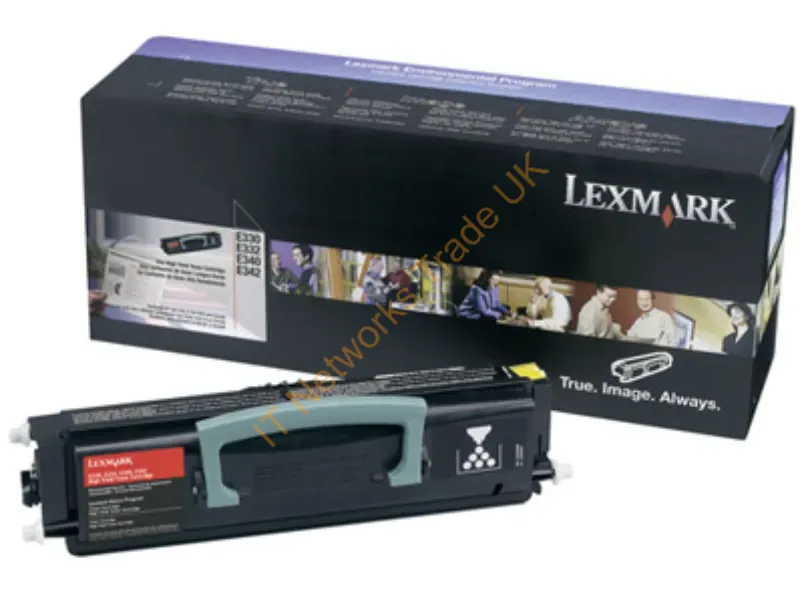 34035HA - Lexmark E330, E340, E332, E342 High Yield Toner Cartridge Original Black