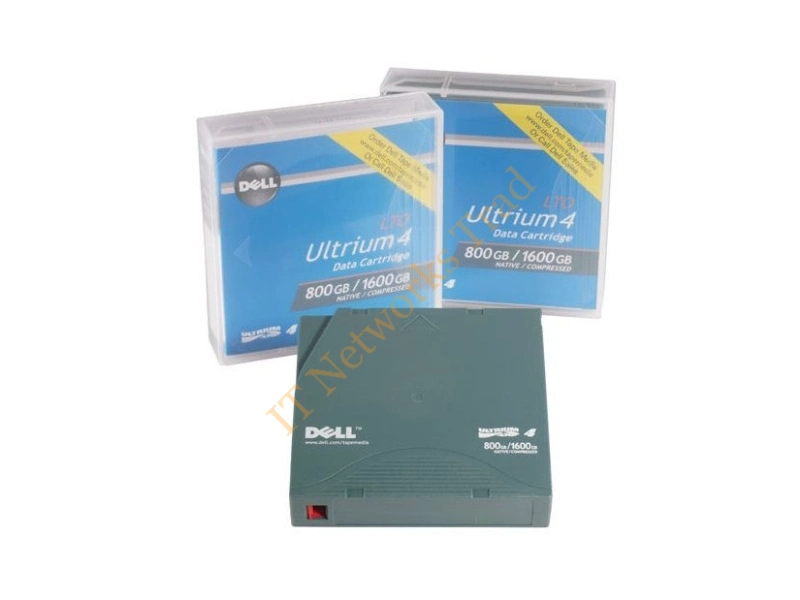 341-4642 Dell 800GB/1600GB LTO Ultrium 4 Tape Media (10-Pack) for PowerVault LTO-4 120 Tape Drive Storage
