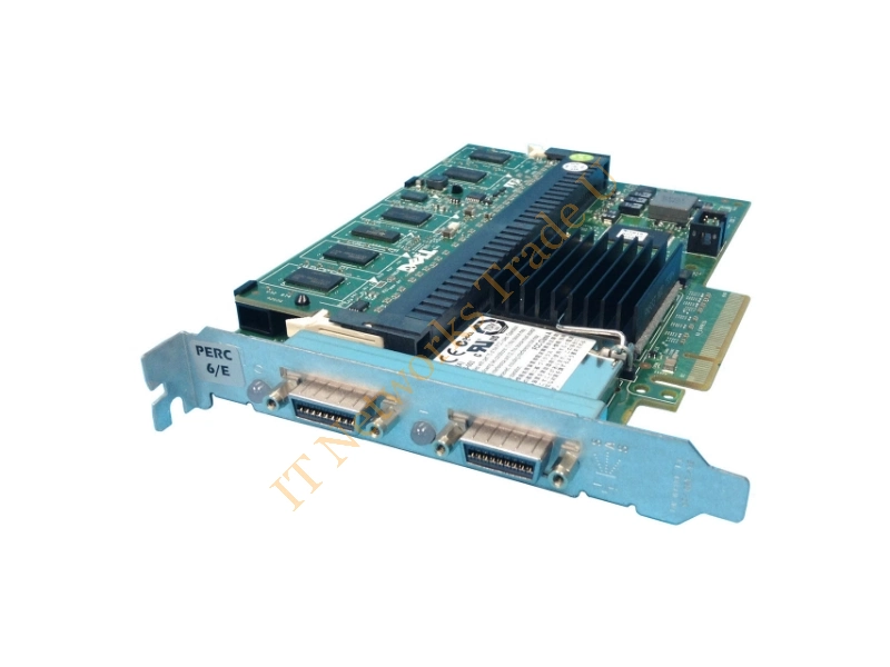 341-5898 Dell PERC 6/E Dual Channel PCI-Express SAS RAID Controller with 256MB Cache