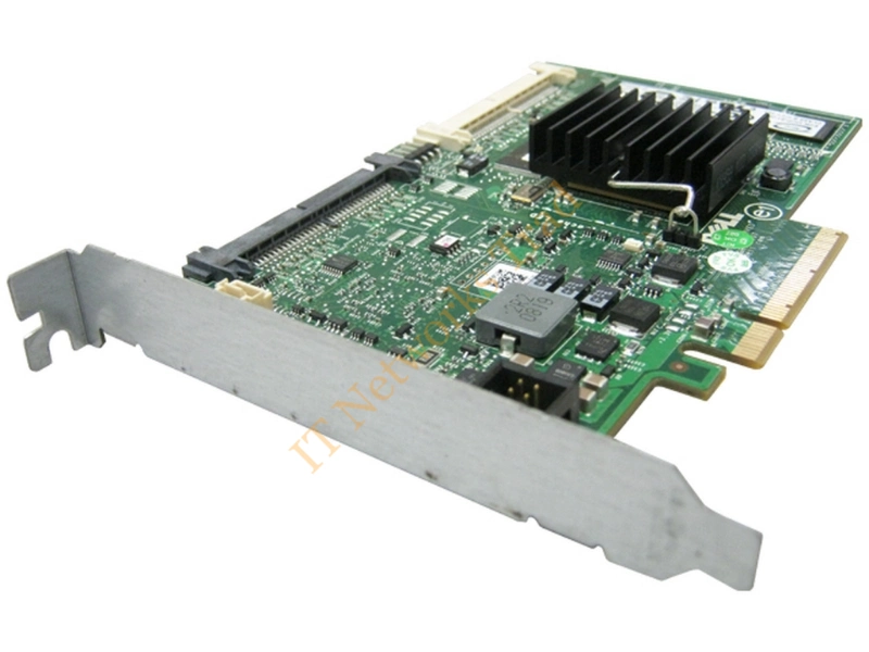 341-5942 Dell PERC 6/I Dual Channel PCI-Express Integrated SAS RAID Controller for PowerEdge 2950 2970 1950 (NO Battery & Cable)