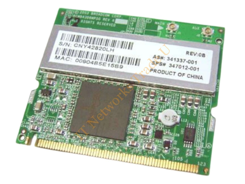 341337-001 HP Mini PCI 54G 802.11b/g High Speed Wireless Lan (WLAN) Network Interface Card Wireless LAN Card