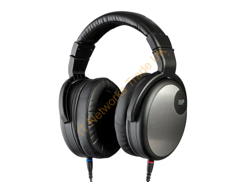 34191 - Monoprice Hr-5C Headphones Head-Band 3.5 Mm Connector Black, Gray