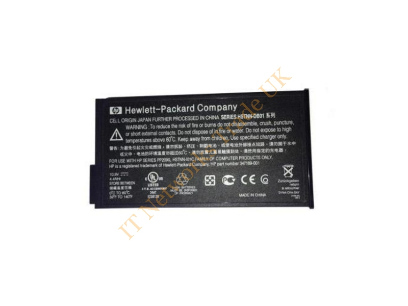 346886-001 HP Notebook Battery 4400 mAh Proprietary Lithium Ion (Li-Ion) 11.1 V DC Laptop Battery
