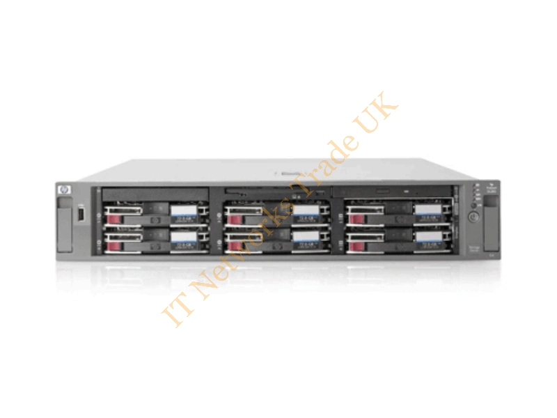346899-001 HP ProLiant DL380 G4- Packaged Cluster- 1x Intel -Xeon 3.4GHz 1GB Ram 24x CD-ROM Gigabit Ethernet 14u Rack Cluster Server System