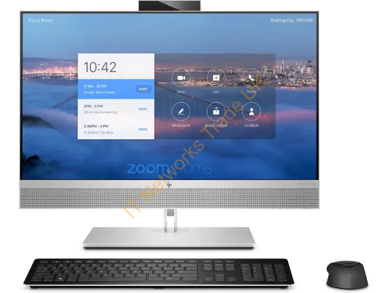 346J8AW#ABA - Hp Collaboration G6 Intel Core I5 I5-10500 23.8" 1920 X 1080 Pixels Touchscreen All-In-One Pc 8 Gb Ddr4-Sdram 128 Gb Ssd Windows 10 Iot Enterprise Wi-Fi 6 (802.11Ax) Silver