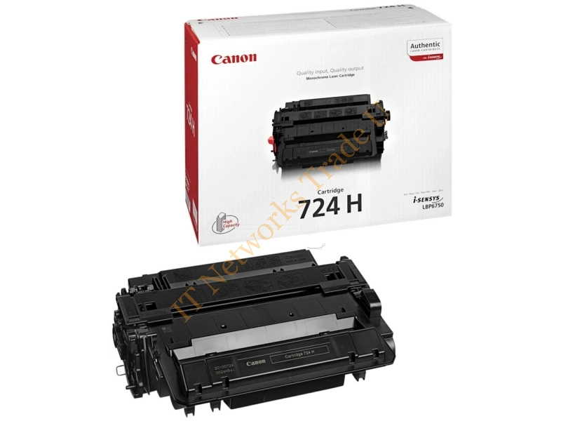 Canon 3482B002 (724H) Toner black, 12.5K pages Accessory