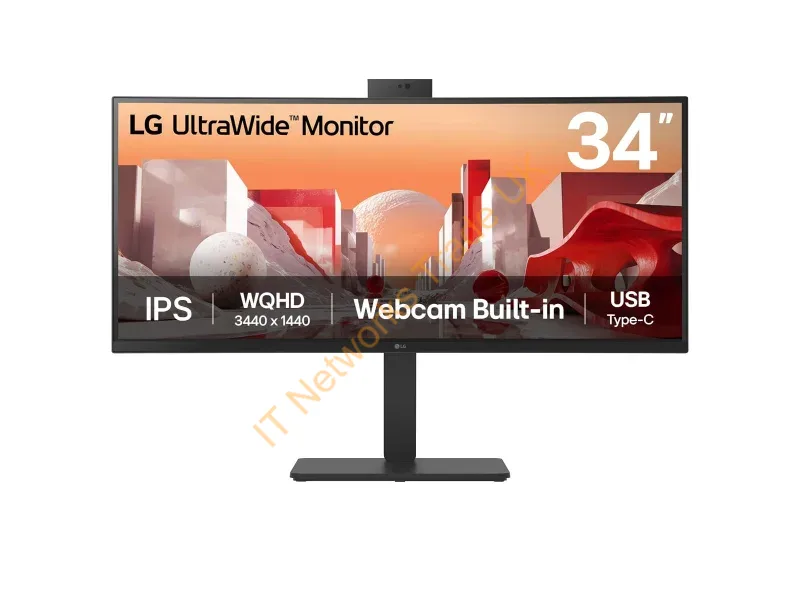 34BA85QE-B - Lg 34Ba85Qe-B Computer Monitor 34" 3440 X 1440 Pixels Wide Quad Hd Lcd Black