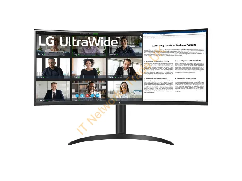 34BR55QC-B - Lg 34Br55Qc-B Computer Monitor 34" 3440 X 1440 Pixels Wide Quad Hd Lcd Black