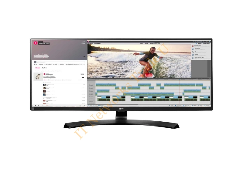 34UM88C-P.AEU - LG 34UM88C-P 34" UltraWide Quad HD LED Flat Black computer monitor LED display