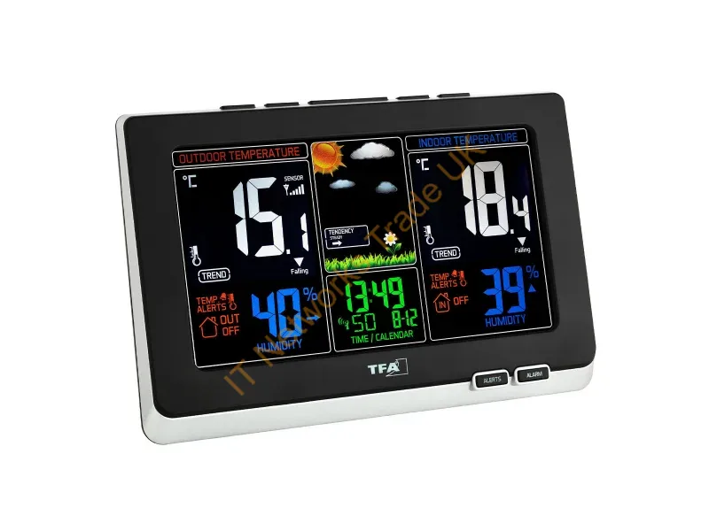 35.1129.01 - TFA-Dostmann 35.1129.01 digital weather station Black Battery