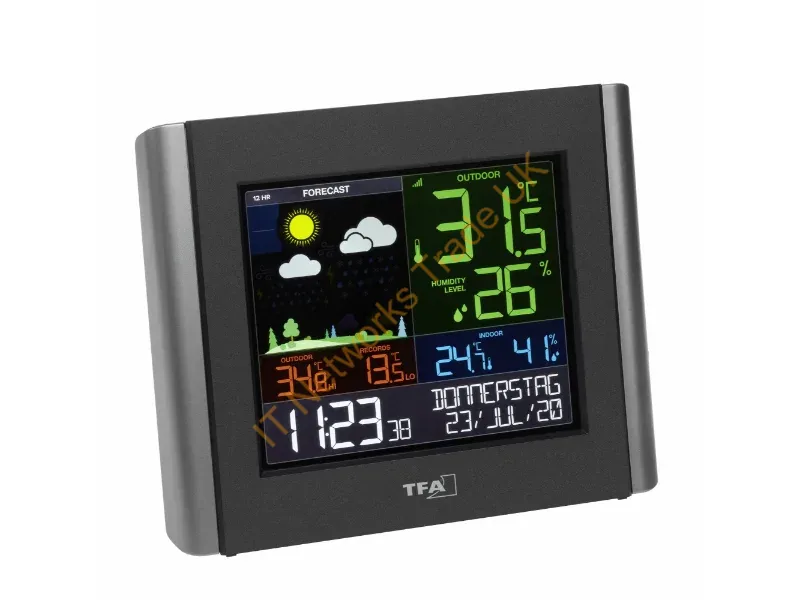 35.8000.01 - TFA-Dostmann VIEW METEO Black Battery Wi-Fi