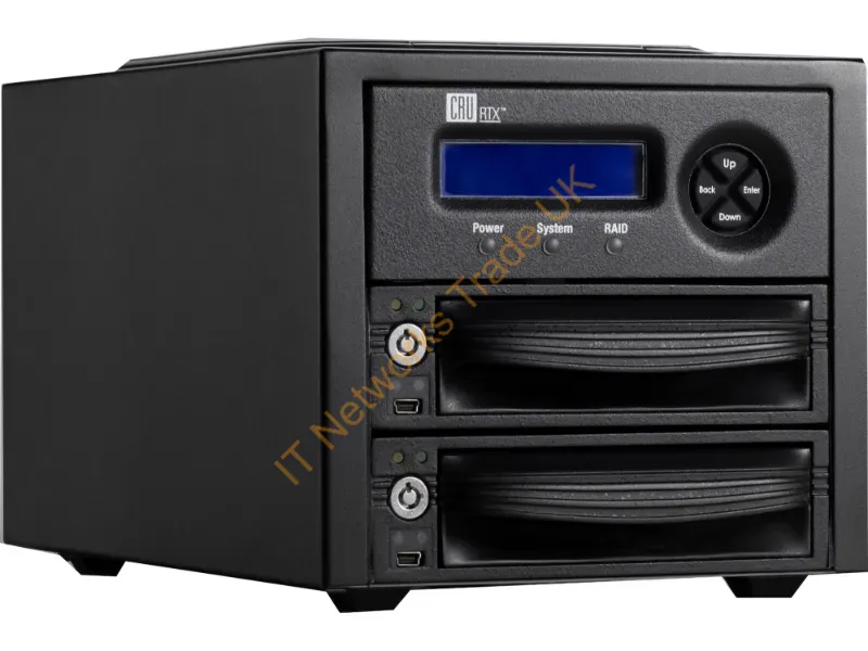 35250-3130-0160 - Cru Rtx Secure 222-3Qr Hdd Enclosure Black 3.5"