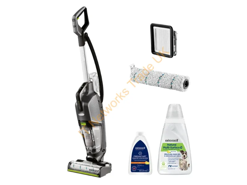 3527N - Bissell CrossWave HydroSteam PET Select Upright vacuum AC Dry&wet Bagless 0 L 1100 W Grey