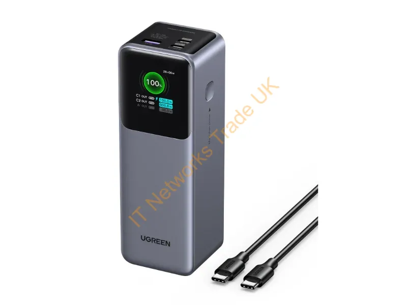 35525B - Ugreen 25000mAh 200W Fast Charging Powerbank Grey