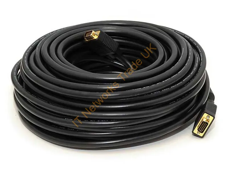 3574 - Monoprice Vga/Vga, M/M, 30.48 M Vga Cable 1200" (30.5 M) Vga (D-Sub) Black