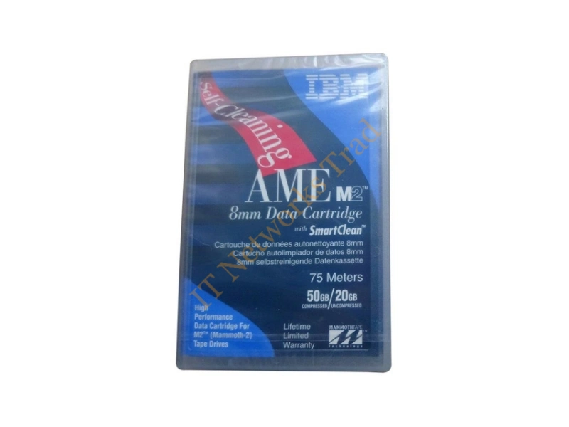 35L1044 IBM SmartClean Mammoth-2 Tape Cartridge Mammoth Mammoth-2 20GB (Native) / 50GB (Compressed) Tape Media Storage