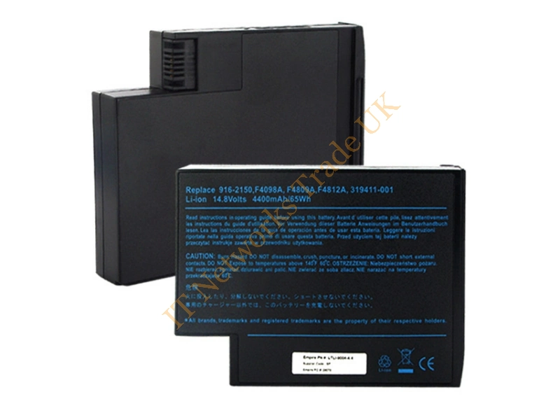 361742-001 HP / Compaq 8-Cell 14.8V DC 4.4Ahr Lithium-ion Battery for Presario NX9000 / NX9010 Laptop Battery