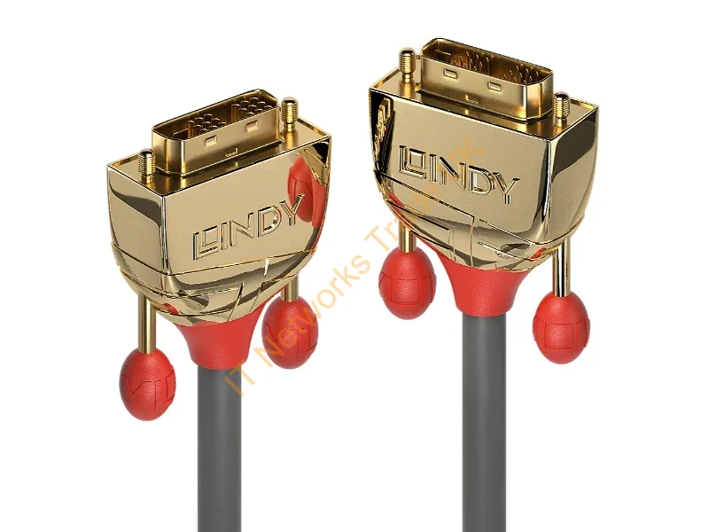 36215 - Lindy 10m DVI-D Single Link Cable, Gold Line