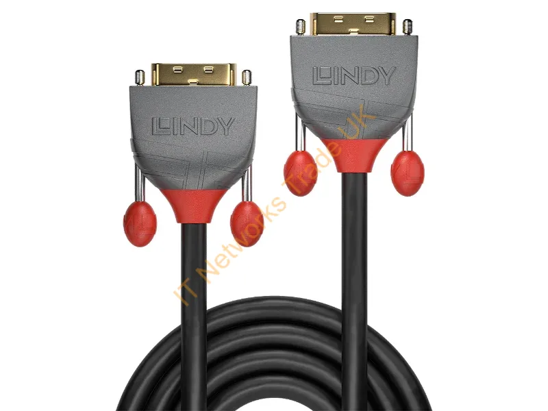 Lindy 36227 15m DVI-D DVI-D Black DVI cable Video Cable