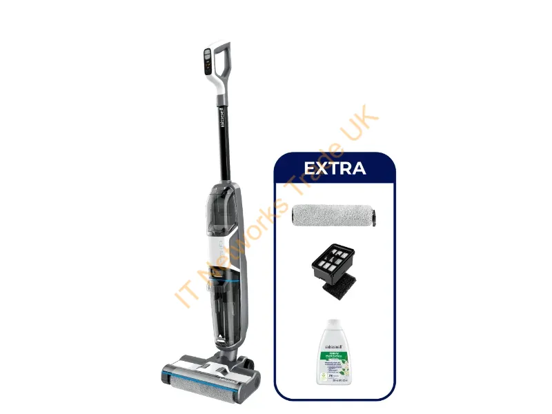 3641N - Bissell CrossWave HF3 Cordless Pro Upright vacuum Battery Dry&wet Bagless 0 L 200 W Black, Silver