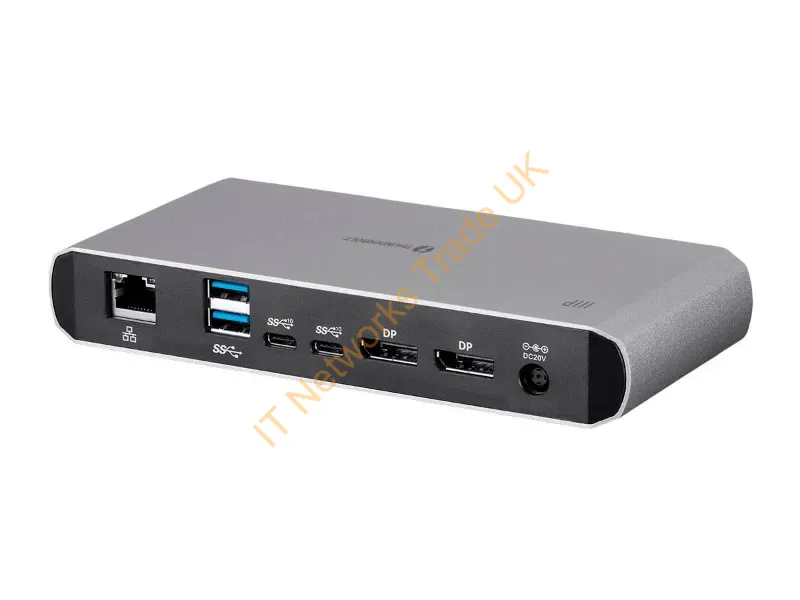 36656 - Monoprice 36656 Notebook Dock/Port Replicator Wired Thunderbolt 3 Black, Gray
