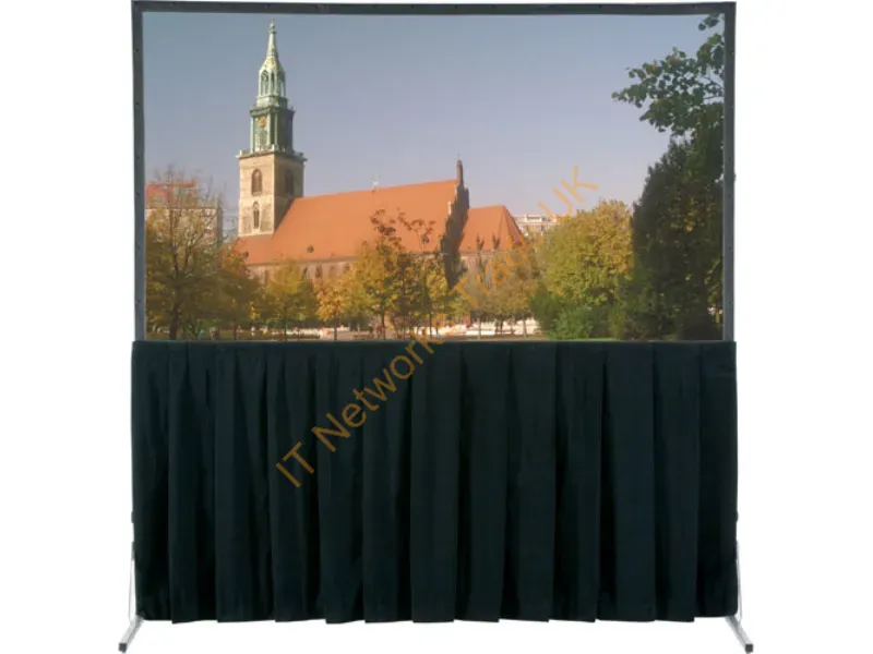 36792GR - Da-Lite Fast-Fold Skirt Projection Screen 367" 16:9
