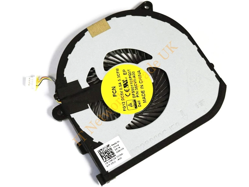36CV9 Dell Laptop Fan for XPS 9550 Cooling Fan