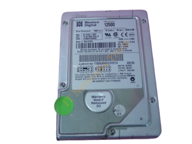 36L8811 IBM 2GB 5400RPM ATA-33 3.5-inch Desktop Hard Disk Drive Internal HDD