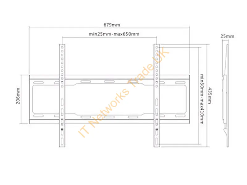 37-70-EF - SUNNE 37-70-EF TV mount 177.8 cm (70") Black