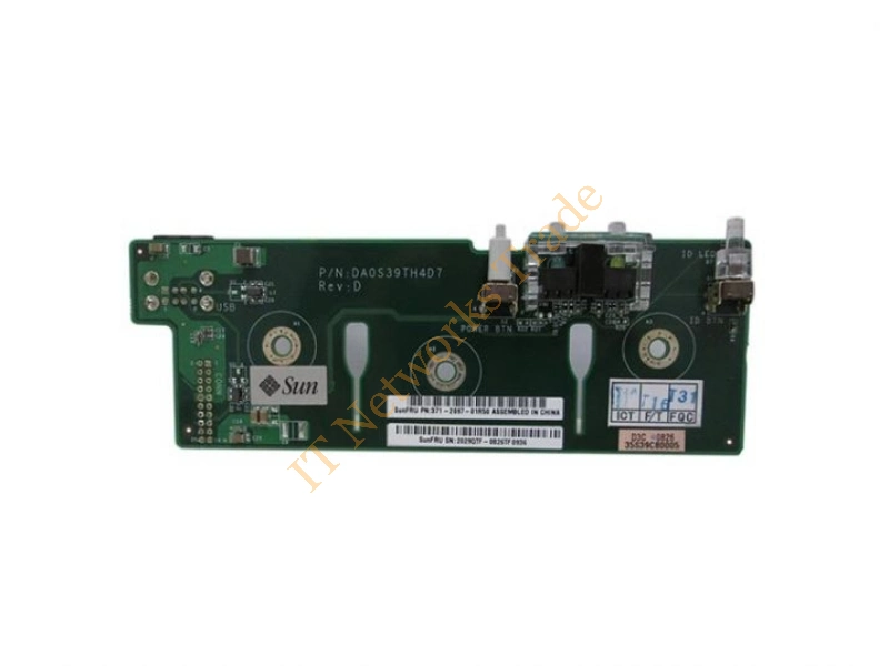 371-2097 Sun Front I/O Board for Fire X2250 / X2100 M2 / X2200 M2 Server Accessory