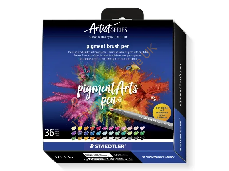 371C36 - Staedtler Pigment Arts Brush Pen felt pen Multicolour 36 pc(s)
