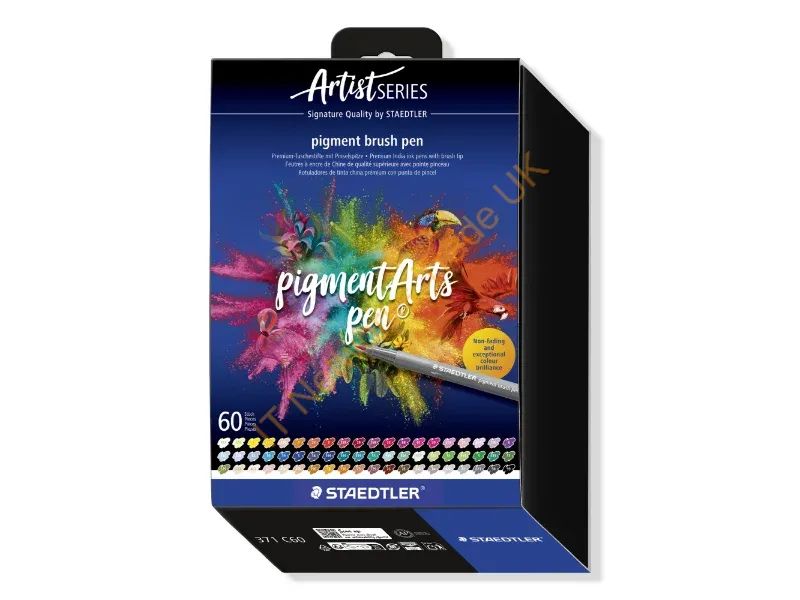 371C60 - Staedtler Pigment Arts Brush Pen 60 pcs