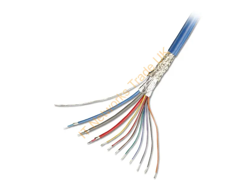Lindy 37244 100m Blue coaxial cable
