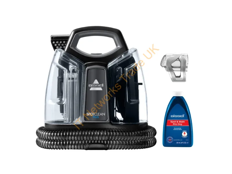 3724N - Bissell SpotClean Plus carpet cleaning machine Wet Black, Transparent