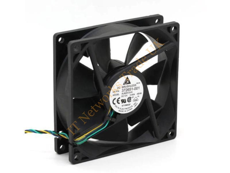 372651-001 HP Processors 92x25mm Fan Assembly for Desktop Dc7800 Cooling Fan