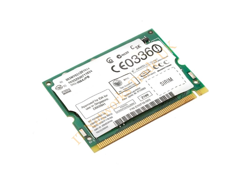 373025-001 HP Mini PCI Intel Pro Wireless 2200BG Wi-Fi 802.11b/g Wireless LAN Card for Pavilion Notebook PCs