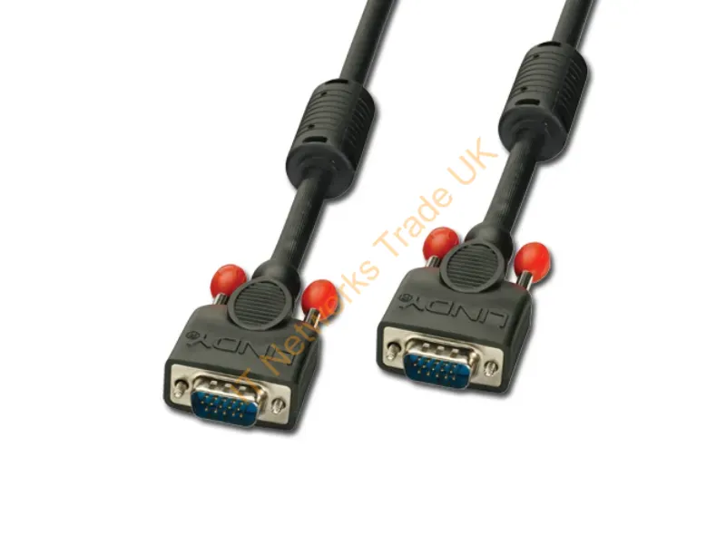 Lindy 37382 50m VGA (D-Sub) VGA (D-Sub) Black,Red VGA cable Video Cable