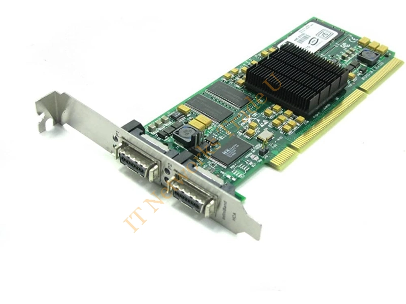 374932-001 HP NC570C PCI-X Dual-Port 4x 40GB/s Fabric Adapter Network Interface Card (NIC)