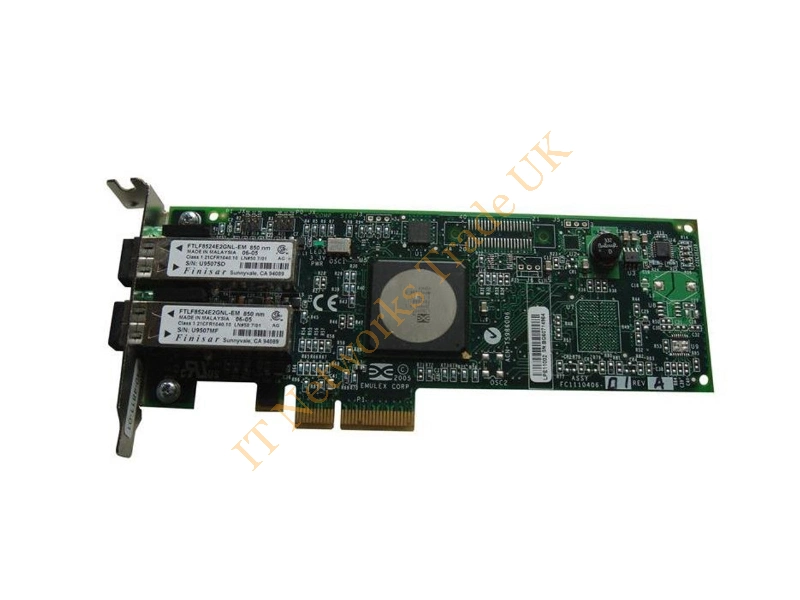 3753397-01 Sun StorageTek LightPulse LPE11002 Dual Port Fiber Channel 4Gb/s PCI Express Host Bus Adapter