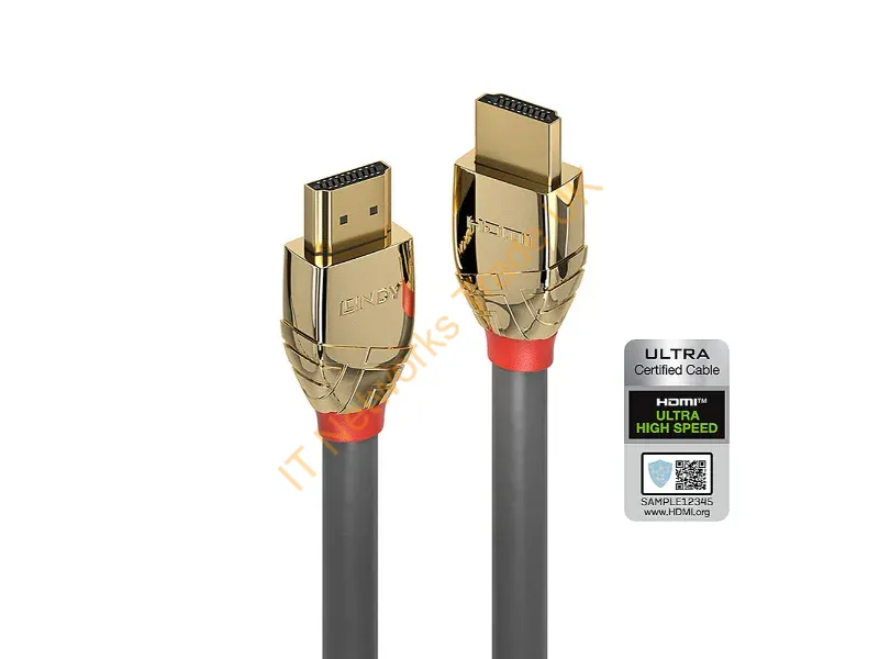 37604 - Lindy 5m Ultra High Speed HDMI Cable, Gold Line