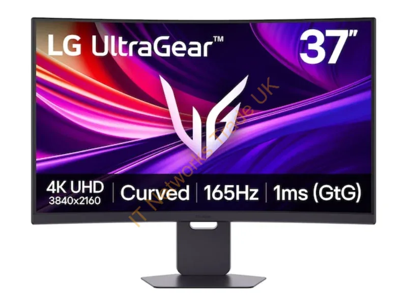 37G800A-B.AEKQ - LG UltraGear G8 37G800A 37" VA 4K UHD 165Hz 1ms Curved Gaming Monitor