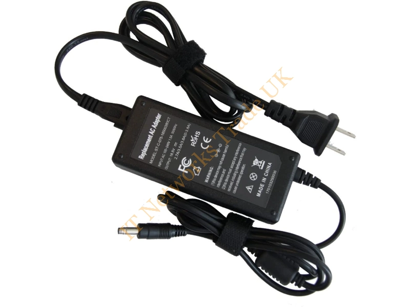 380467-004 HP AC Adapter 65-Watts slim form fACtor Power Adapter