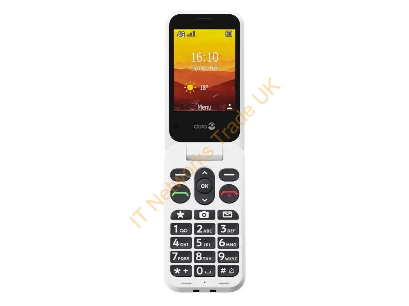 380581 - Doro Leva L20 7.11 cm (2.8") 132 g Red, White Feature phone