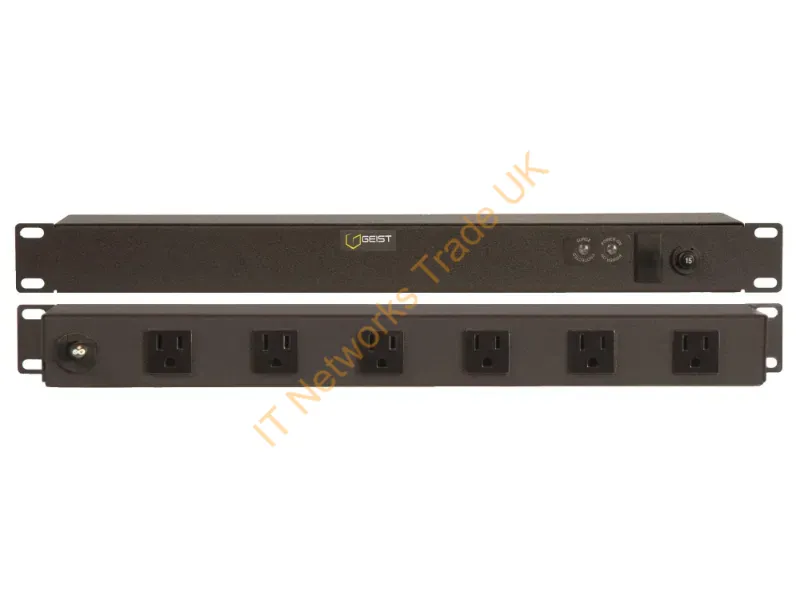 38091 - Vertiv Sptn064-10 Power Distribution Unit (Pdu) 6 Ac Outlet(S) Black
